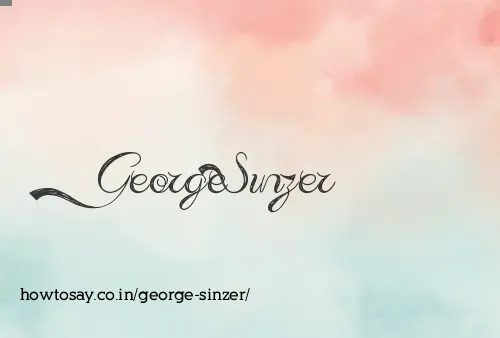 George Sinzer