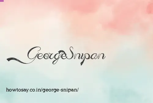 George Snipan