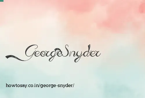George Snyder