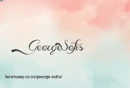 George Sofis