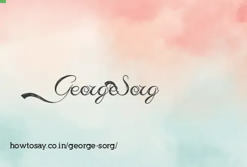 George Sorg