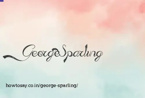 George Sparling