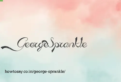 George Sprankle