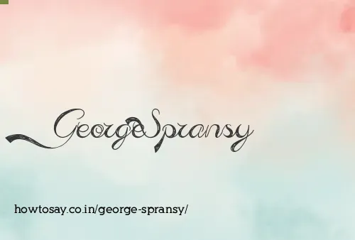 George Spransy