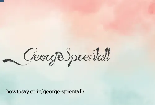 George Sprentall