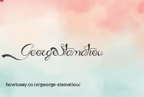 George Stamatiou