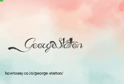 George Statton