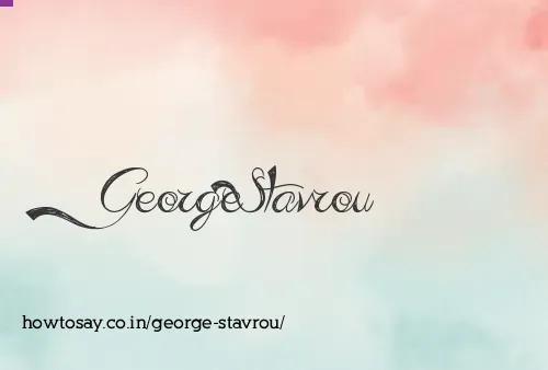 George Stavrou