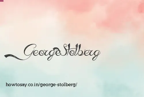 George Stolberg