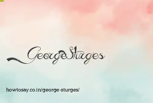 George Sturges