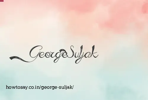 George Suljak