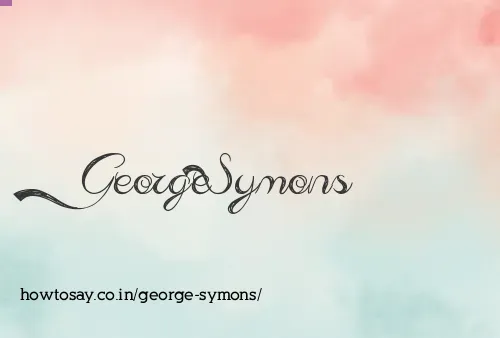 George Symons