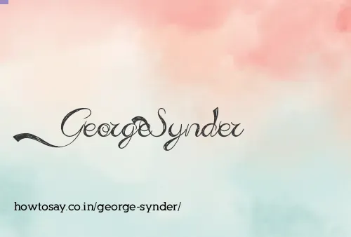 George Synder