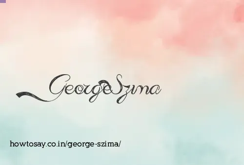 George Szima