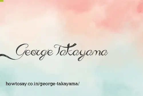 George Takayama