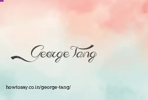 George Tang