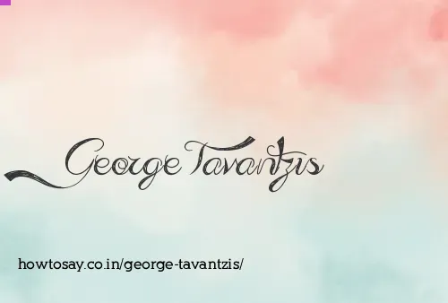 George Tavantzis