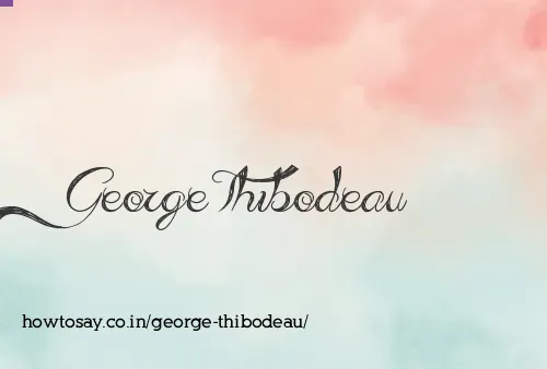 George Thibodeau