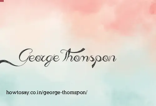 George Thomspon