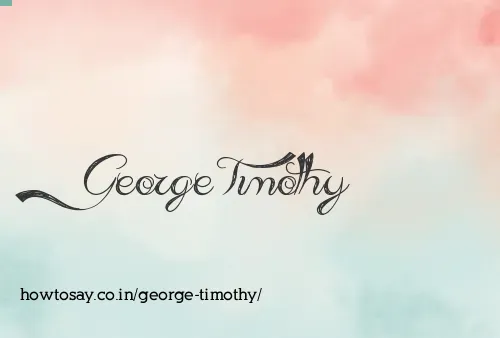 George Timothy