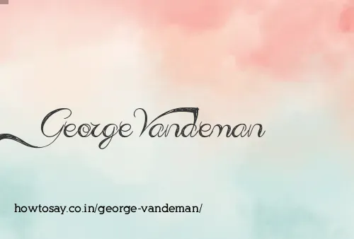 George Vandeman