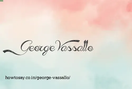 George Vassallo