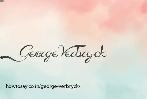George Verbryck