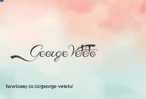 George Veteto