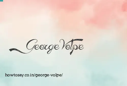 George Volpe