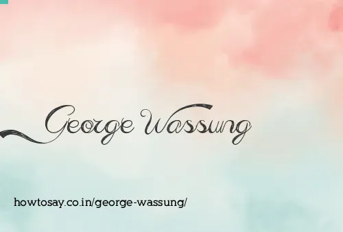 George Wassung