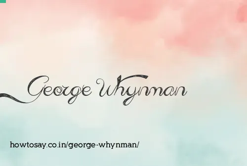 George Whynman
