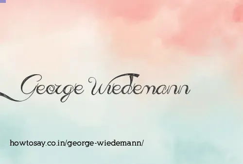 George Wiedemann