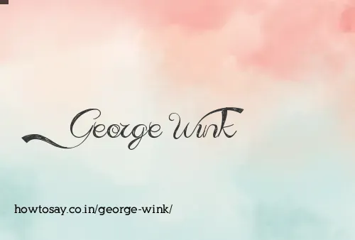 George Wink