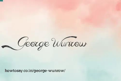 George Wunrow