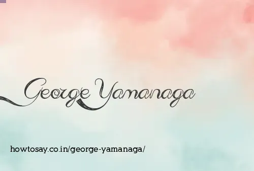 George Yamanaga