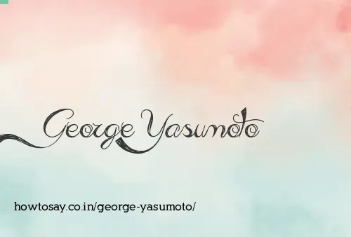 George Yasumoto