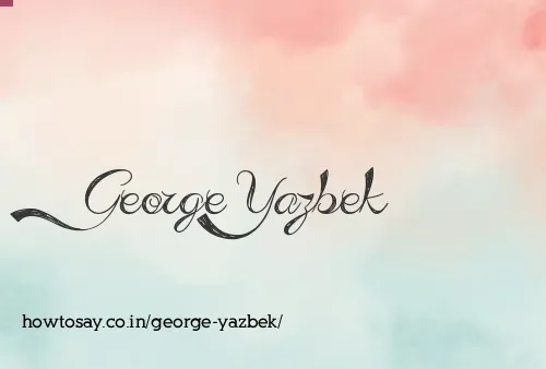 George Yazbek