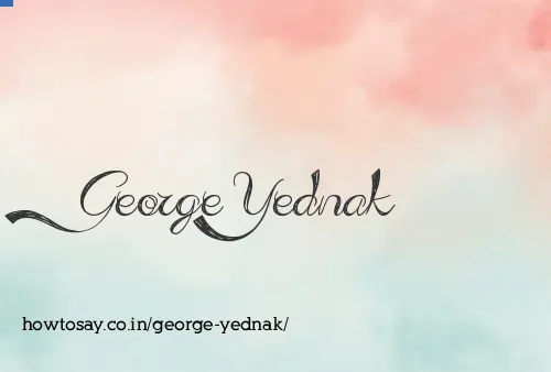 George Yednak