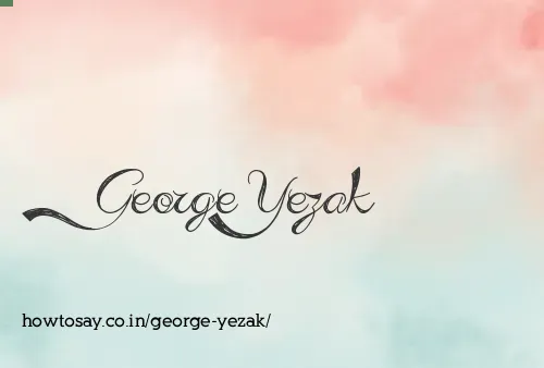 George Yezak