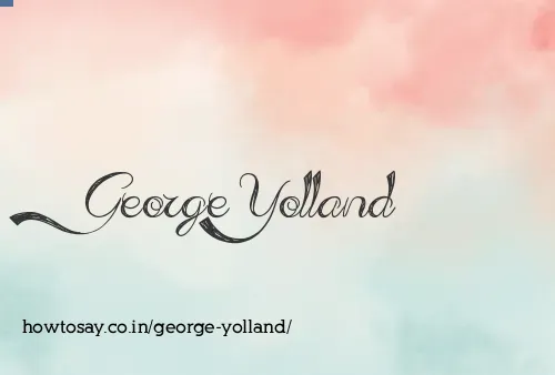 George Yolland