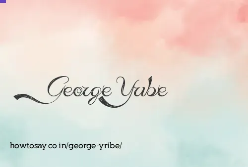 George Yribe