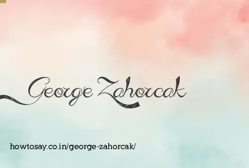 George Zahorcak