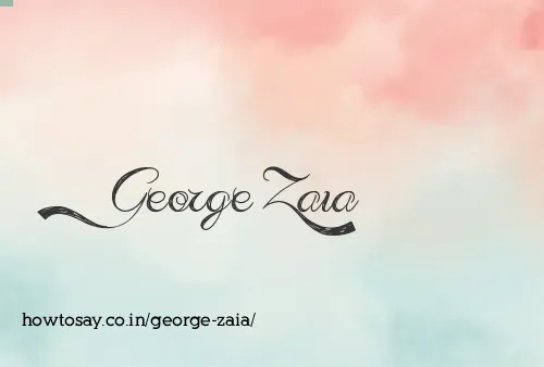George Zaia