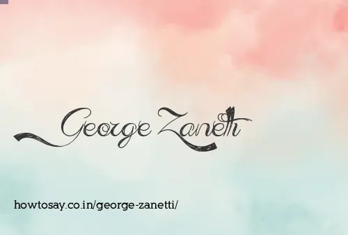 George Zanetti