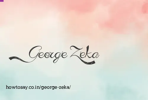 George Zeka
