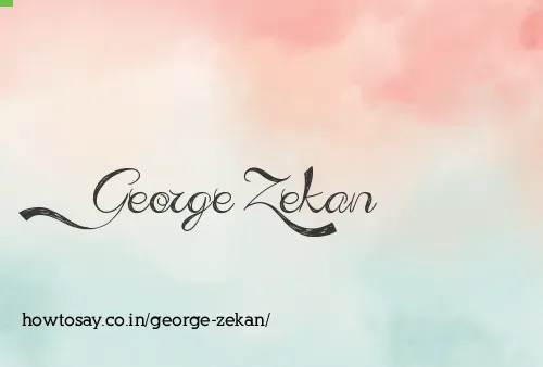 George Zekan