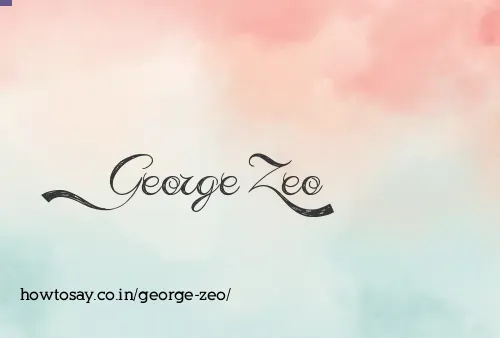 George Zeo