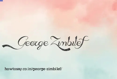 George Zimbilef