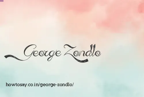 George Zondlo