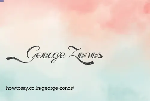 George Zonos